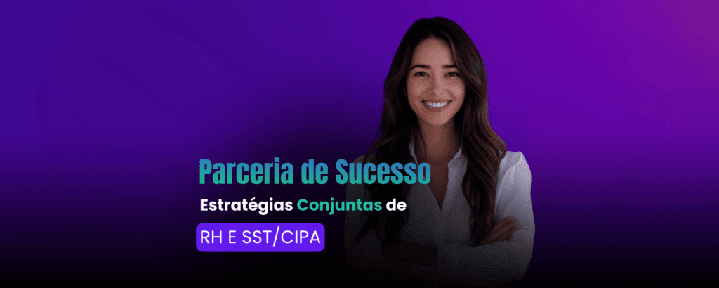 Mulher de Rh com SST CIPA e segurança do trabalho